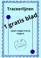 Voorbeeld - Traceerlijnen - gratis blad - Voorblad