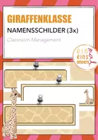 Vorschau - Anderer Materialtyp - Giraffenklasse – Namensschilder (in 3 Versionen) - Deckblatt