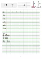 Aperçu - Feuilles d'exercices - Cahier d'écriture cursive - Page 3