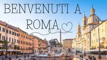 Vorschau - Präsentationen/Tafelbilder - Benvenuti a Roma - Deckblatt