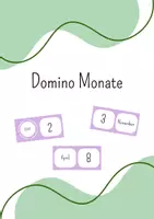 Vorschau - Spiele - Domino Monate (Jahreszeiten) - Deckblatt
