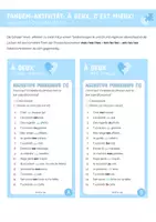 Vorschau - Arbeitsblätter - Tandembögen: À deux, c'est mieux! (Possessivpronomen) - Seite 3
