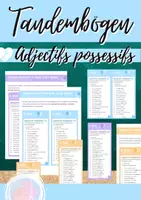 Vorschau - Arbeitsblätter - Tandembögen: À deux, c'est mieux! (Possessivpronomen) - Deckblatt