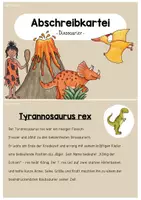 Vorschau - Aufgabenkarten - Abschreibkartei_Dinos - Seite 2