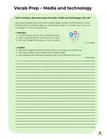 Vorschau - Arbeitsblätter - ZP 10 Vocab Prep - Media and technology - Seite 2