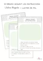 Vista previa - Hojas de trabajo - Dibuixa seguint les instruccions - Portada