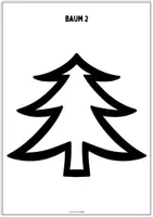 Vorschau - Mal- und Bastelvorlagen - 🌲 Scherenschnitt-Tannenbäume als Fensterbild – Bastelvorlagen in 7 Designs & 2 Größen - Seite 3