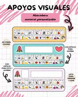 Vista previa - Tarjetas / Manipulativos - APOYO VISUAL ABECEDARIO y ETIQUETAS DE MESA - Portada