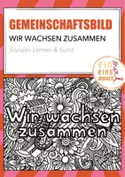 Vorschau - Mal- und Bastelvorlagen - Materialpaket Gemeinschaftsbilder für eine gelungene Klassengemeinschaft - Seite 1