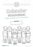 Vorschau - Arbeitsblätter - Kalender: Grundwissen & Datum (10 Arbeitsblätter) - Seite 1