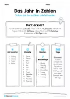 Vorschau - Arbeitsblätter - Kalender: Grundwissen & Datum (10 Arbeitsblätter) - Seite 3