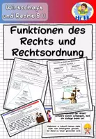 Vorschau - Stundenentwürfe - Funktionen des Rechts und Rechtsordnung Wirtschaft und Recht 8 II Lehrplan Plus - Deckblatt