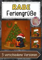 Vorschau - Anderer Materialtyp - Rabenklasse Feriengrüße Weihnachten - Deckblatt