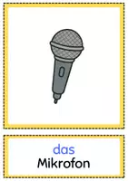 Vorschau - Fördermaterial/Inklusion - MUSIK (Bild- und Wortkarten DAF/DAZ) - Seite 1