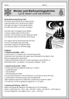 Vorschau - Arbeitsblätter - Lyrik Klasse 10 | Winter und Weihnachten - Seite 2