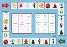 Vorschau - Stationenlernen - Bingo Weihnachten, 3-fach differenziert - Seite 1