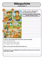 Vorschau - Arbeitsblätter - Bildergeschichte Klasse 5 Arbeitsblätter mit Lösungen - Seite 3