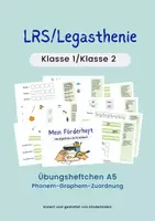 Vorschau - Arbeitsblätter - Übungsheft Klasse 1/2 (LRS/Legasthenie) - Deckblatt