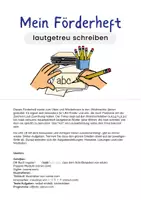Vorschau - Arbeitsblätter - Übungsheft Klasse 1/2 (LRS/Legasthenie) - Seite 1