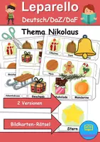 Vorschau - Unterrichtsreihen - Materialpaket - Spiele Nikolaus - DaZ/DaF, Deutsch, Sachunterricht (Grundschule) - Seite 1