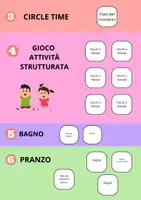 anteprima - Altro tipo di materiale - Agenda visiva personalizzabile -CAA- Scuola infanzia - Pagina 1