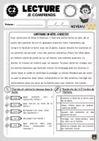 Aperçu - Fiches - Fiches lecture compréhension niveau 5 - Page 3