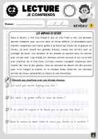 Aperçu - Feuilles d'exercices - Fichier KIT de lecture compréhension niveaux 1 à 7 CP et CE1 - Page 2