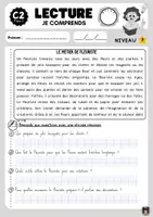 Aperçu - Feuilles d'exercices - Fichier KIT de lecture compréhension niveaux 1 à 7 CP et CE1 - Page 3