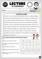 Aperçu - Fiches - Fiches lecture compréhension niveau 4 - Page 2
