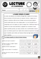 Aperçu - Fiches - Fiches lecture compréhension niveau 4 - Page 3