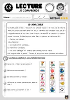 Aperçu - Fiches - Fiches lecture compréhension niveau 3 - Page 1