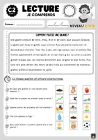 Aperçu - Fiches - Fiches lecture compréhension niveau 3 - Page 3