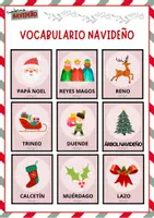 Vorschau - Fördermaterial/Inklusion - Weihnachts Dossier – Vocabulary (SPANISCH) - Deckblatt