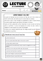 Aperçu - Fiches - Fiches lecture compréhension niveau 2 - Page 3