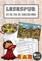 Vorschau - Spiele - Lesespur – Auf der Spur der spanischen Münze (Deutsch 3./4. Klasse, Lesen, Leseförderung Grundschule) - Deckblatt