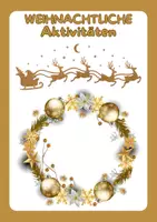 Vorschau - Mal- und Bastelvorlagen - Weihnachtsaktivitäten - Deckblatt