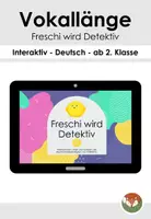Vorschau - Interaktives Material - Deutsch: Freschi wird Detektiv - Vokallänge - Deckblatt