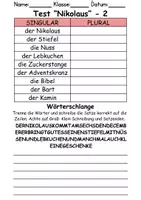 Vorschau - Arbeitsblätter - Test Nikolaus - DaZ/DaF • Deutsch • Sachunterricht (Klasse 1 und 2) - Seite 3