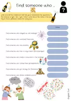 Vorschau - Arbeitsblätter - Find Someone Who New Year Edition - Seite 3