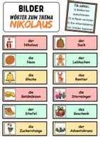 Vorschau - Unterrichtsreihen - Laufdiktat • Schleichdiktat: Nikolaus - DaZ/DaF / Deutsch (Diktat) - Seite 1