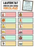 Vorschau - Unterrichtsreihen - Laufdiktat • Schleichdiktat: Nikolaus - DaZ/DaF / Deutsch (Diktat) - Seite 3