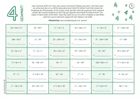 Vorschau - Spiele - BINOMISCHE FORMELN rückwärts rechnen - SPIEL - Seite 1