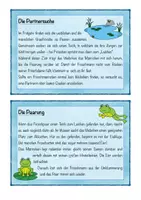 Vorschau - Arbeitsblätter - Lesekartei, Arbeitsblatt Fortpflanzung Frosch, Lebenszyklus - Seite 2