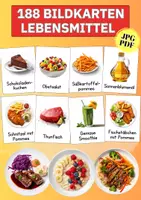 Vorschau - Bildkarten - Lebensmittel-Bildkarten für Kita & Grundschule – Wortschatz, Ernährung & Sprachförderung - Deckblatt
