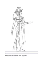 Vorschau - Mal- und Bastelvorlagen - Ägypten Götter Ausmalbild - Seite 2