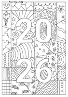 Vorschau - Mal- und Bastelvorlagen - Popartbilder und Karten 2026 - Blanko und Popartbilder - Seite 1