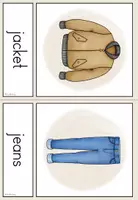Vorschau - Merkblätter - Picture/Word Cards - Clothes (Playway 3) - Seite 3