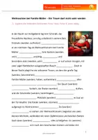 Vorschau - Arbeitsblätter - Rettung von Weihnachten - Zeitformen und Konjunktive - Deckblatt