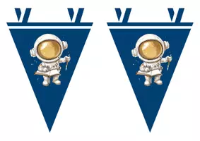 Vorschau - Poster - Astronautenklasse/ Weltraumklasse - Wimpelketten - Seite 1