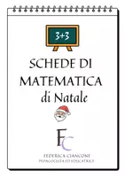 anteprima - Esercizi - Schede di matematica - tema natale - Pagina di copertina